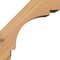 Ekena Millwork 5 1/2"W x 6"D x 6"H Merced Smooth Knee Brace, Western Red Cedar BRC06X06X06MRC00SWR - alternate 4